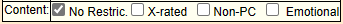 The part of the Schedule Salon popup where you can set restrictions